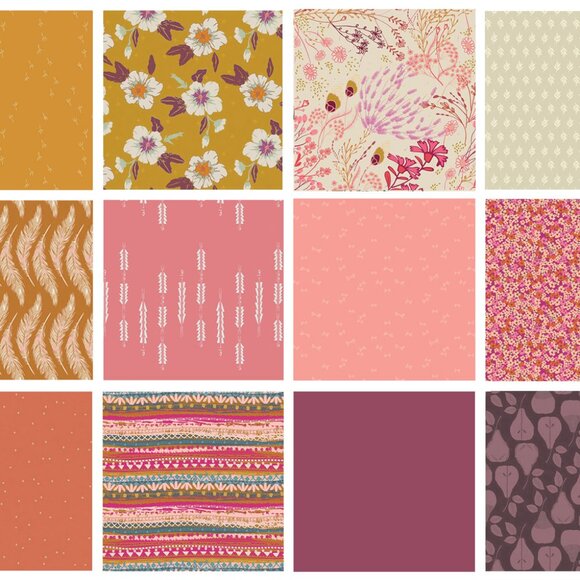 Sunrise Curated Quilt Fabric Bundle | Various AGF Designers and Collections - Picture 2 of 14